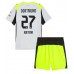 Maillot de foot Borussia Dortmund Karim Adeyemi #27 Extérieur vêtements enfant 2025-26 Manches Courtes (+ pantalon court)